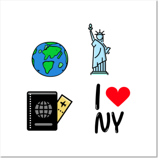 NYC Sticker Pack Posters and Art